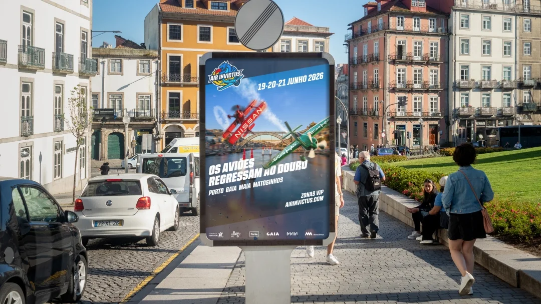 Último projeto de Branding da Nhdesign, Air Invictus, Os aviões regressam ao Douro