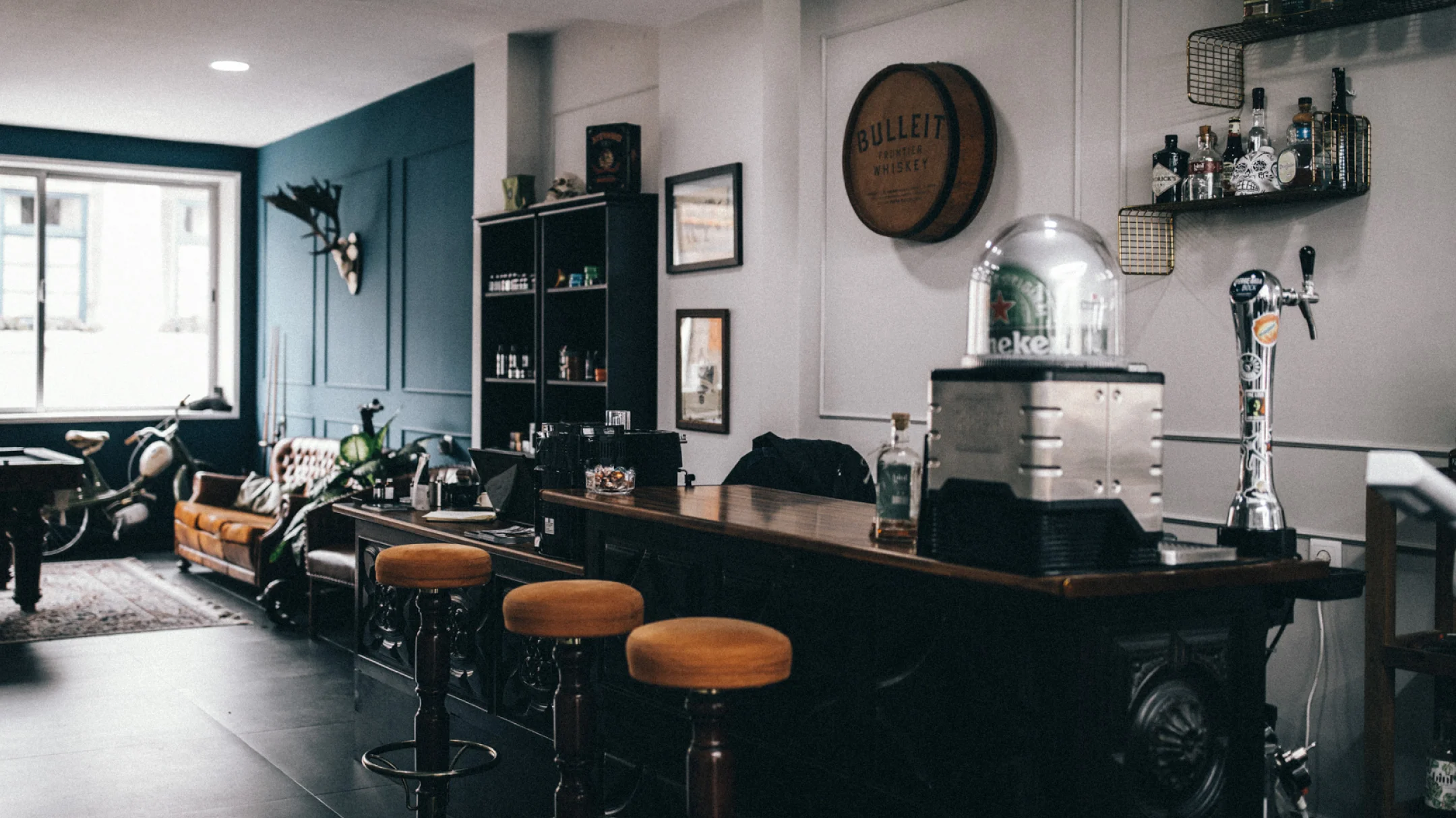 Projeto Le Beard da Nhdesign: Espaço da barbearia Le Beard