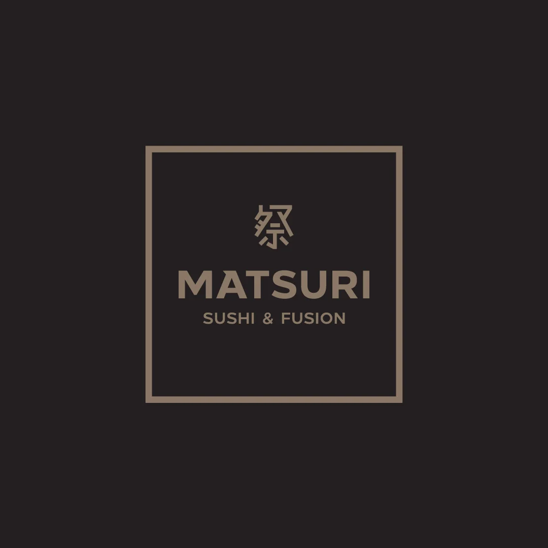 Nhdesign project Matsuri: Matsuri logo on a black background