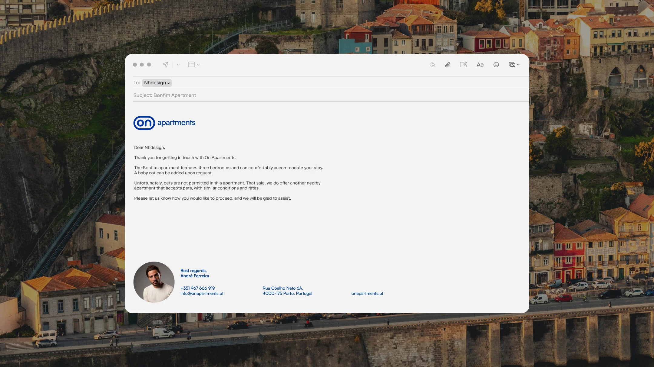 Projeto ON da Nhdesign: Assinatura e layout de email alinhados com a identidade ON