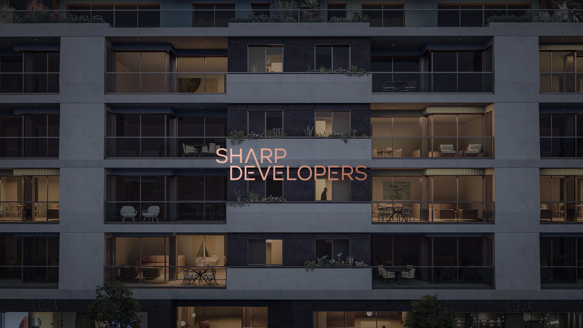 Imagem principal do projeto Sharp Developers da Nhdesign