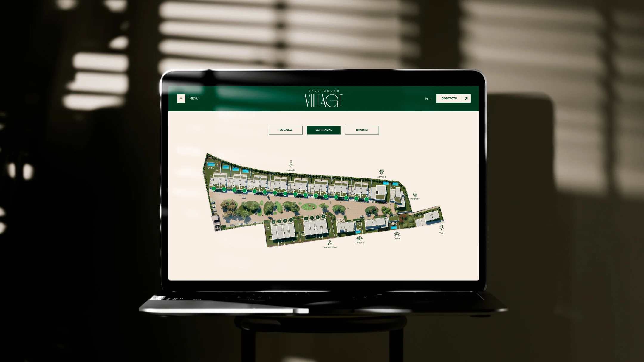 Projeto Splendouro Village da Nhdesign: Site do Splendouro Village