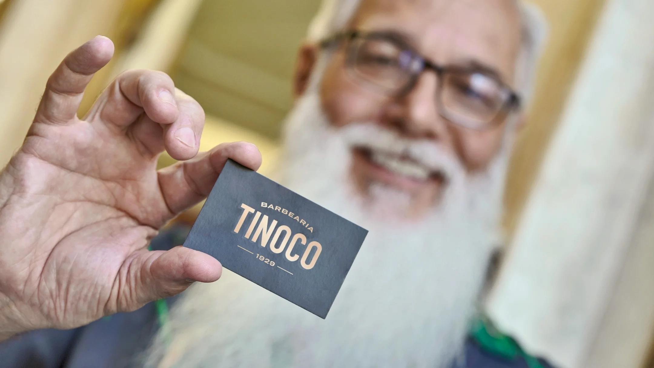 Projeto Barbearia Tinoco da Nhdesign: Cartão de visita da Tinoco