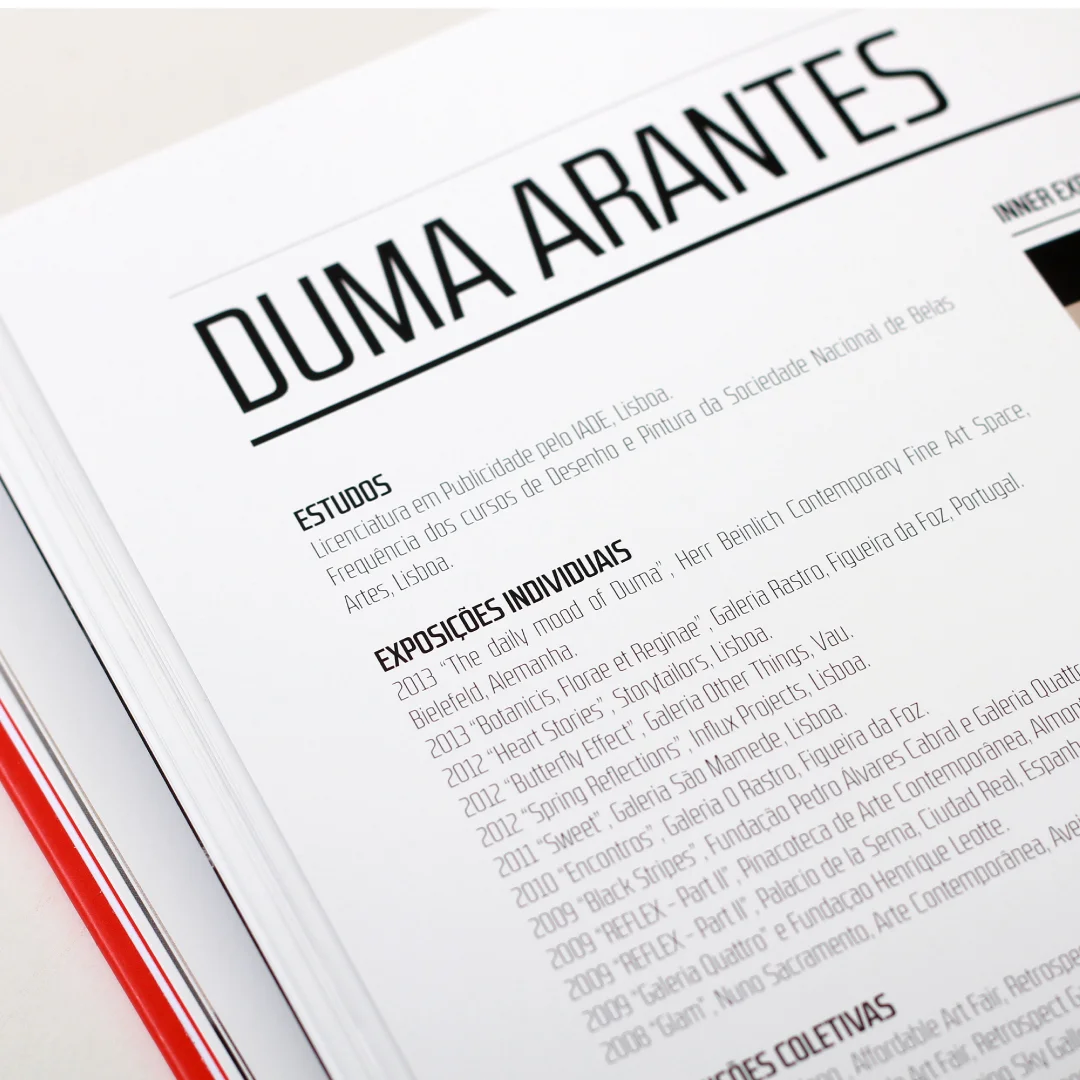 Projeto Vinho & Fado da Nhdesign: Página dedicada à apresentação dos artistas e respetivos percursos