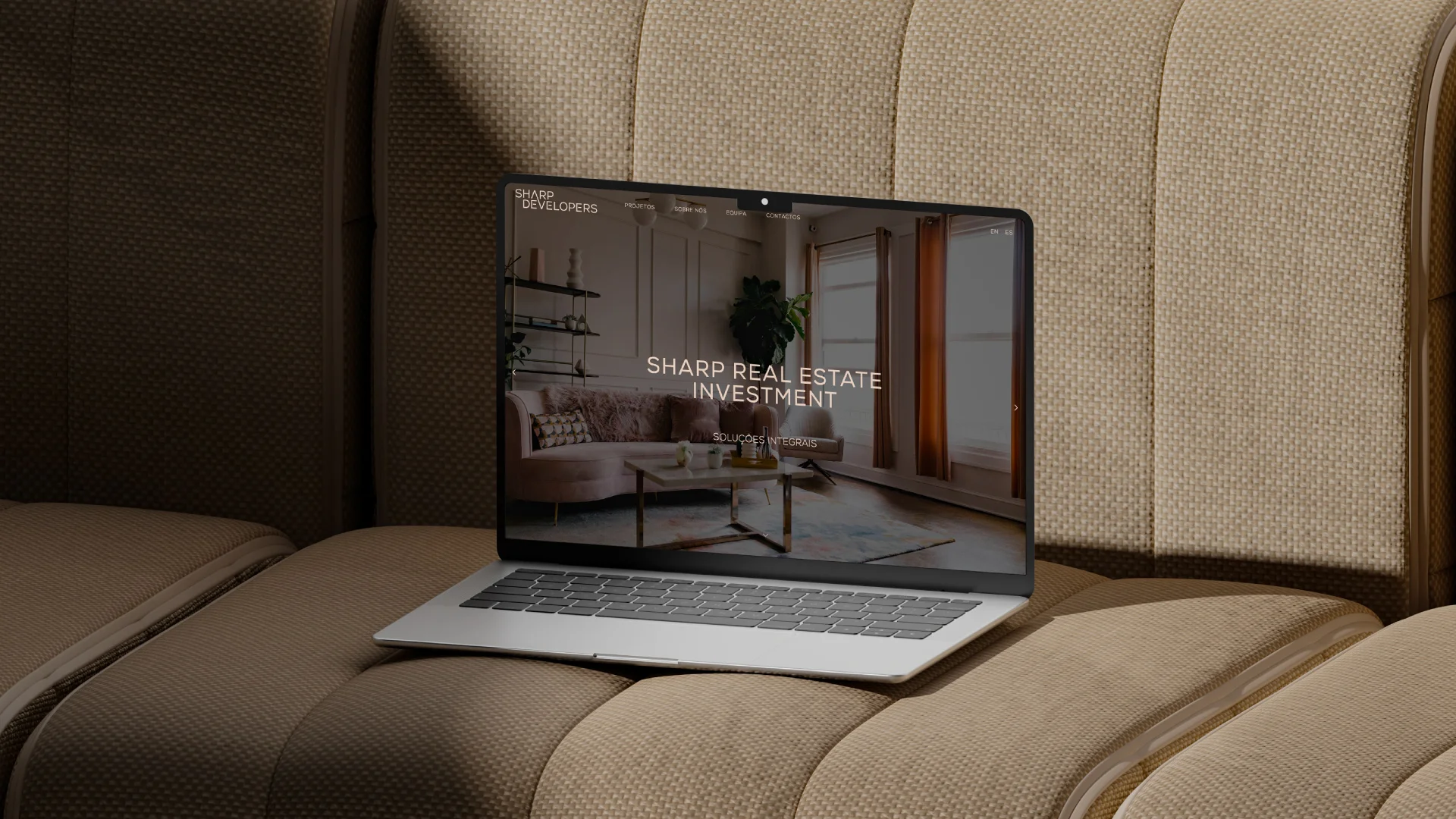 Highlight do projeto Sharp Developers da Nhdesign