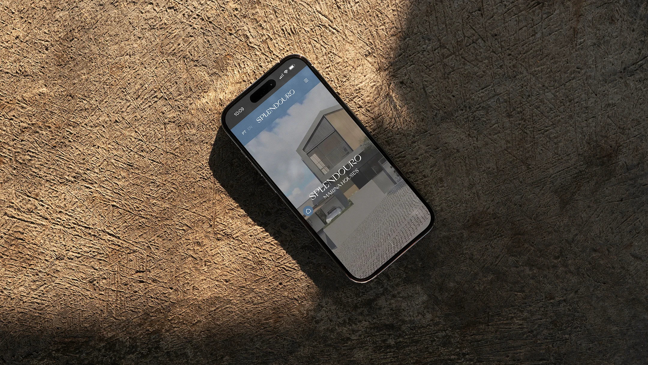 Nhdesign project Splendouro: Responsive website on mobile