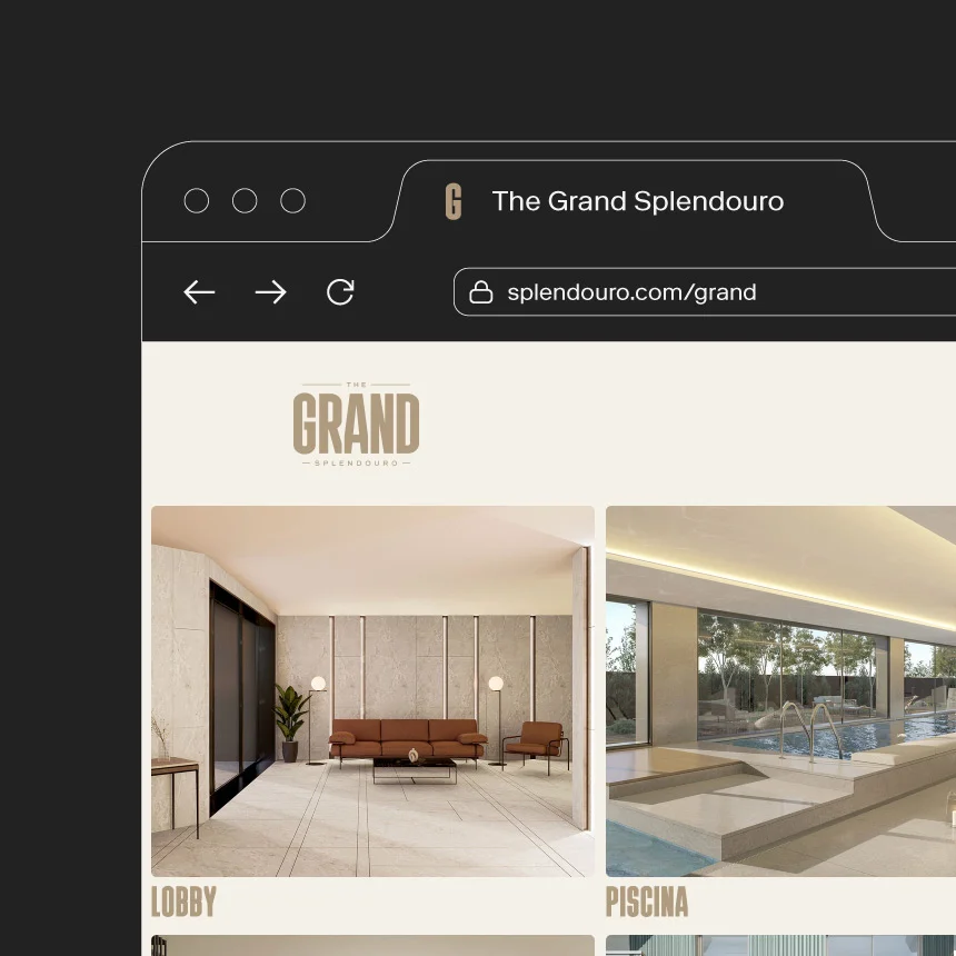 Projeto The Grand Splendouro da Nhdesign: Logotipo de tamanho reduzido